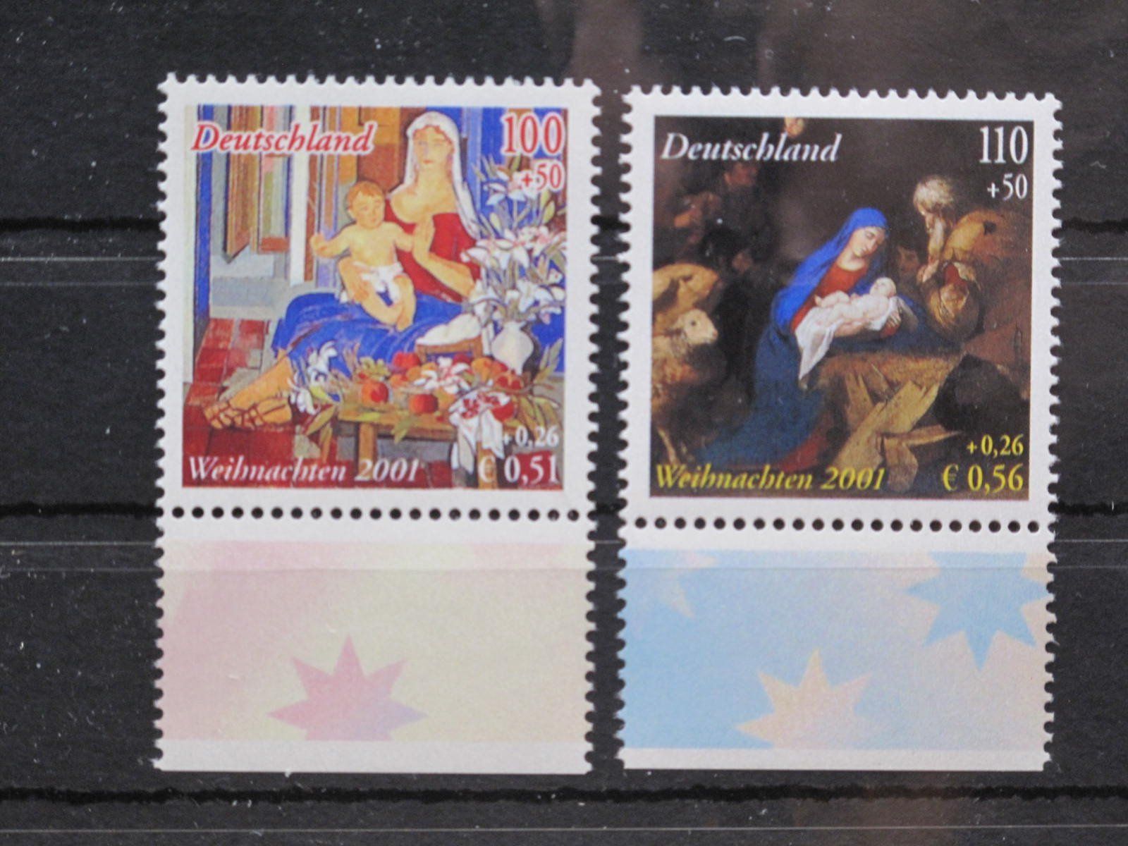 Alle Briefmarken: BRD 2001 Weihnachten ** – Gebraucht aus Wil SG von fva01