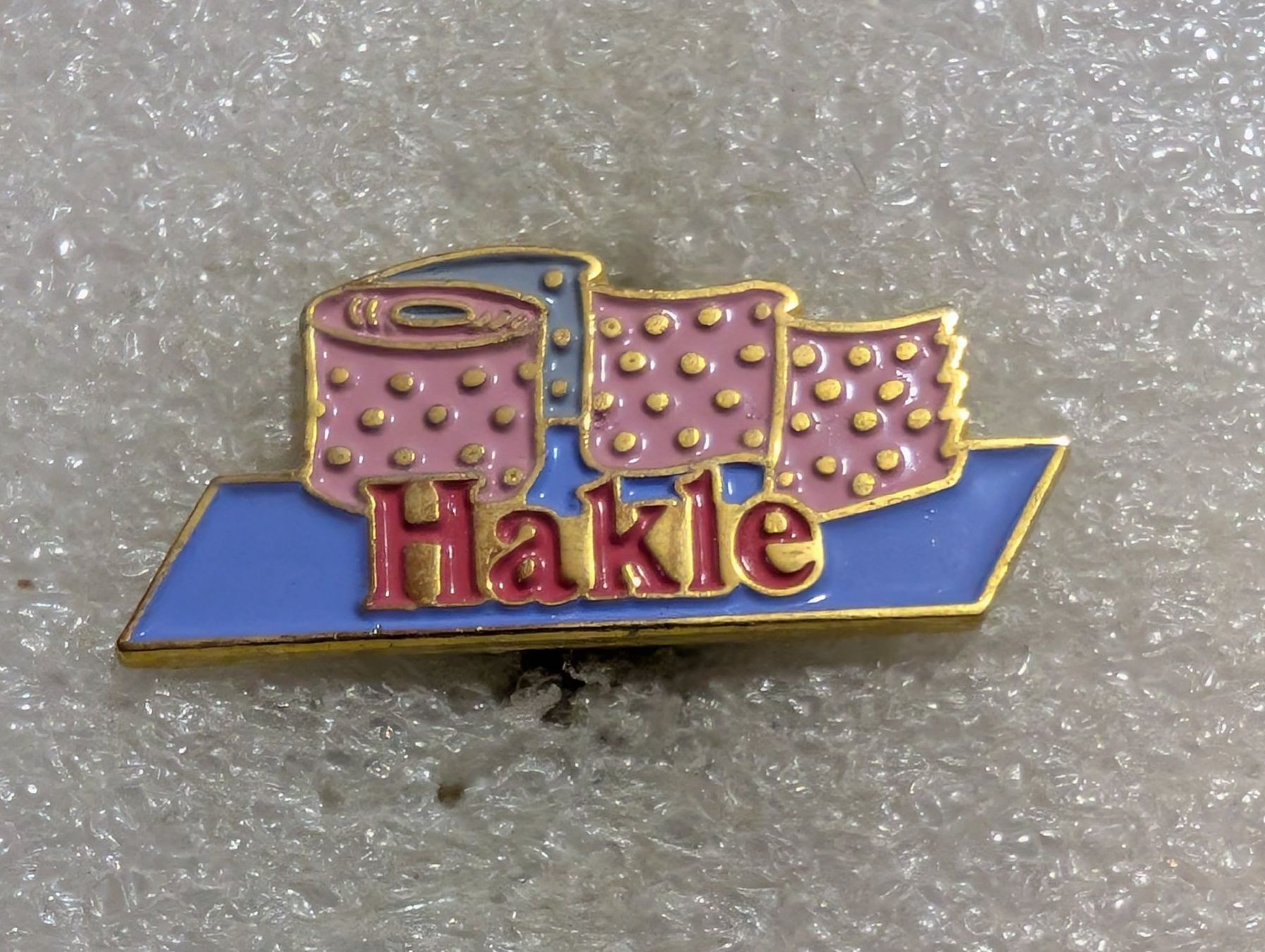 Placchette & Badge: Ansteckpin 231: Hakle – Usato da Oppligen venduto da Pin-Fall-Shop