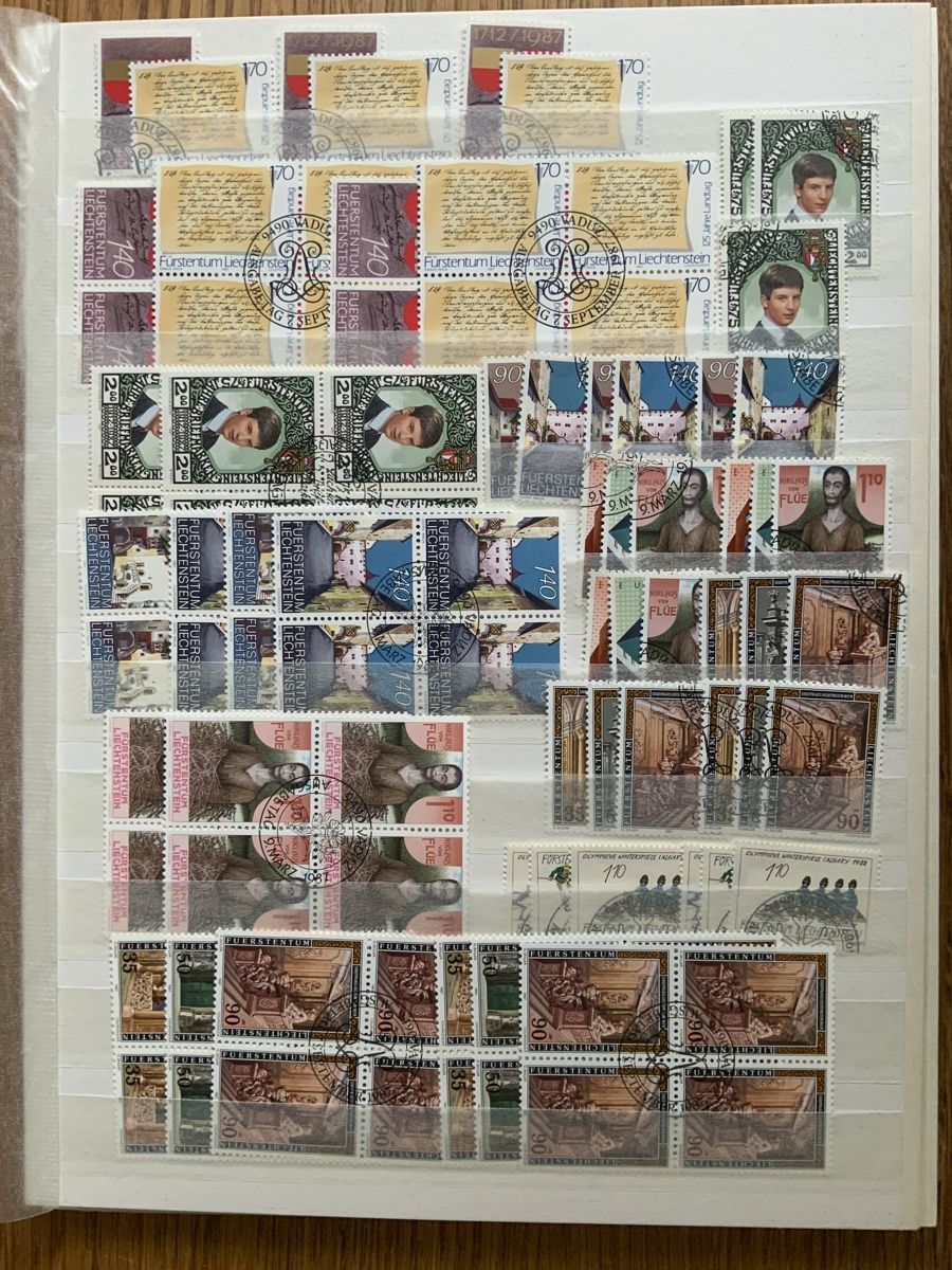 Tutti i francobolli: Liechtenstein Briefmarken – Usato da Binningen venduto da chr_cr5n 3