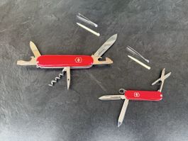 2 Victorinox Sackmesser rot im Set