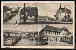 Brügg, Spezereihandlung, Flusspartie mi