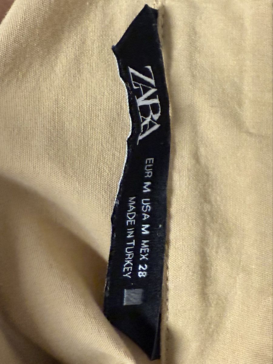 Zara Blusen: Chemisier Zara beige oversize, taille M – Neu (gemäss Beschreibung) aus Les Avanchets von NR07 3
