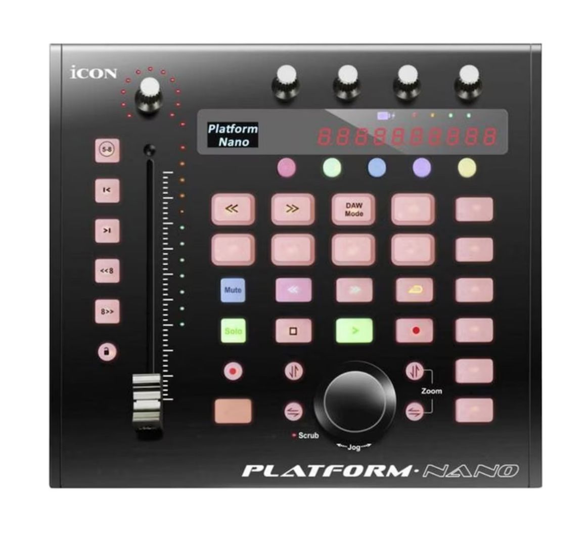 Icon Console di mixaggio: Icon Platform Nano Air USB 3.0 Bluetooth MIDI Controller Neu – Nuovo e nell'imballaggio originale da Zürich venduto da Mibleck
