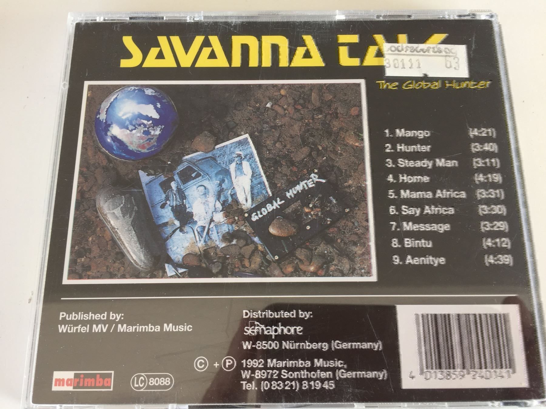 CDs: Savanna Talk - Global Hunter – Gebraucht aus Rüti ZH von alumedien 1