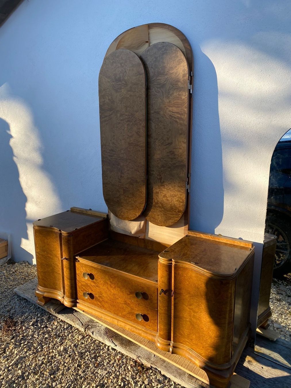 Tavoli da trucco: Coiffeuse triptyque style art sapin – Usato da La Chaux-de-Fonds venduto da cle_ll7r 4