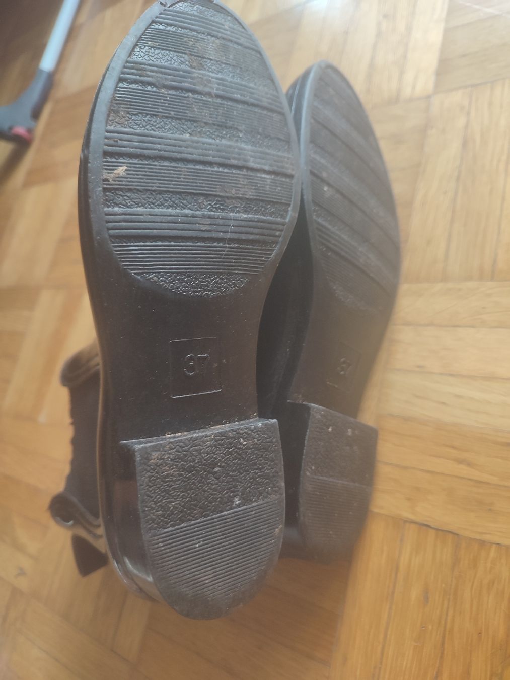 Damenschuhe: Schwarze Gummistiefel Gr 37 – Neu (gemäss Beschreibung) aus Waltenschwil von Bodensee84 2