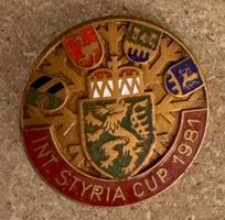 Seltene INT. STYRIA CUP Anstecker 1981