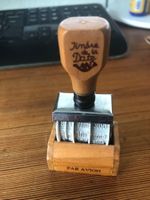 Datumsstempel "Timbre de la Date" Vintage Büro