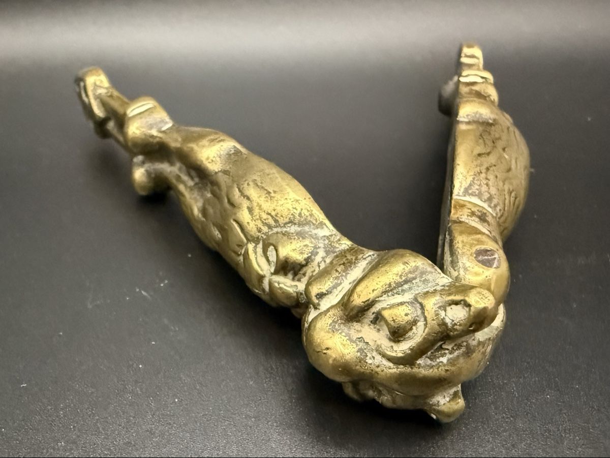 Küchengeräte: Löwenförmiger Vintage-Nussknacher aus Messing Oder Bronze – Gebraucht aus Lamone von LaCantinaMagica 2