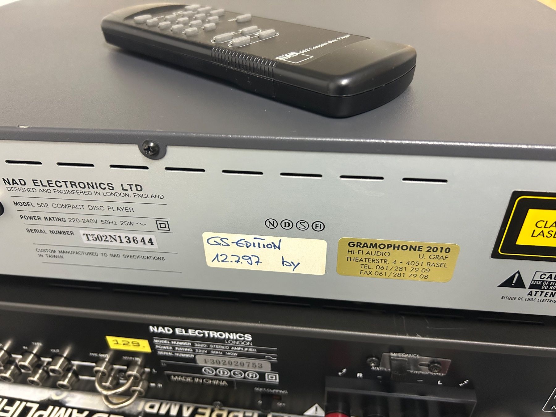 Nad Amplificatori: NAD 3020i & NAD CD502 Collectors Items – Usato da Baar venduto da AAT5 6