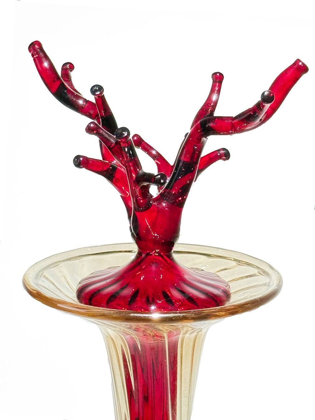 Murano Caraffe: Murano Glas Karaffe von Martinetti Paris – Usato da Luzern venduto da Eukalyptus 5