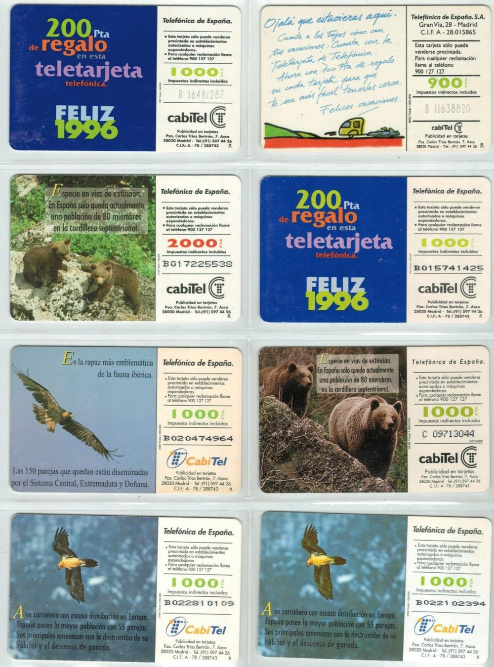 Cartes de téléphone: 8 Telefonkarten Spanien – D'occasion à Zürich par Tolima194 1