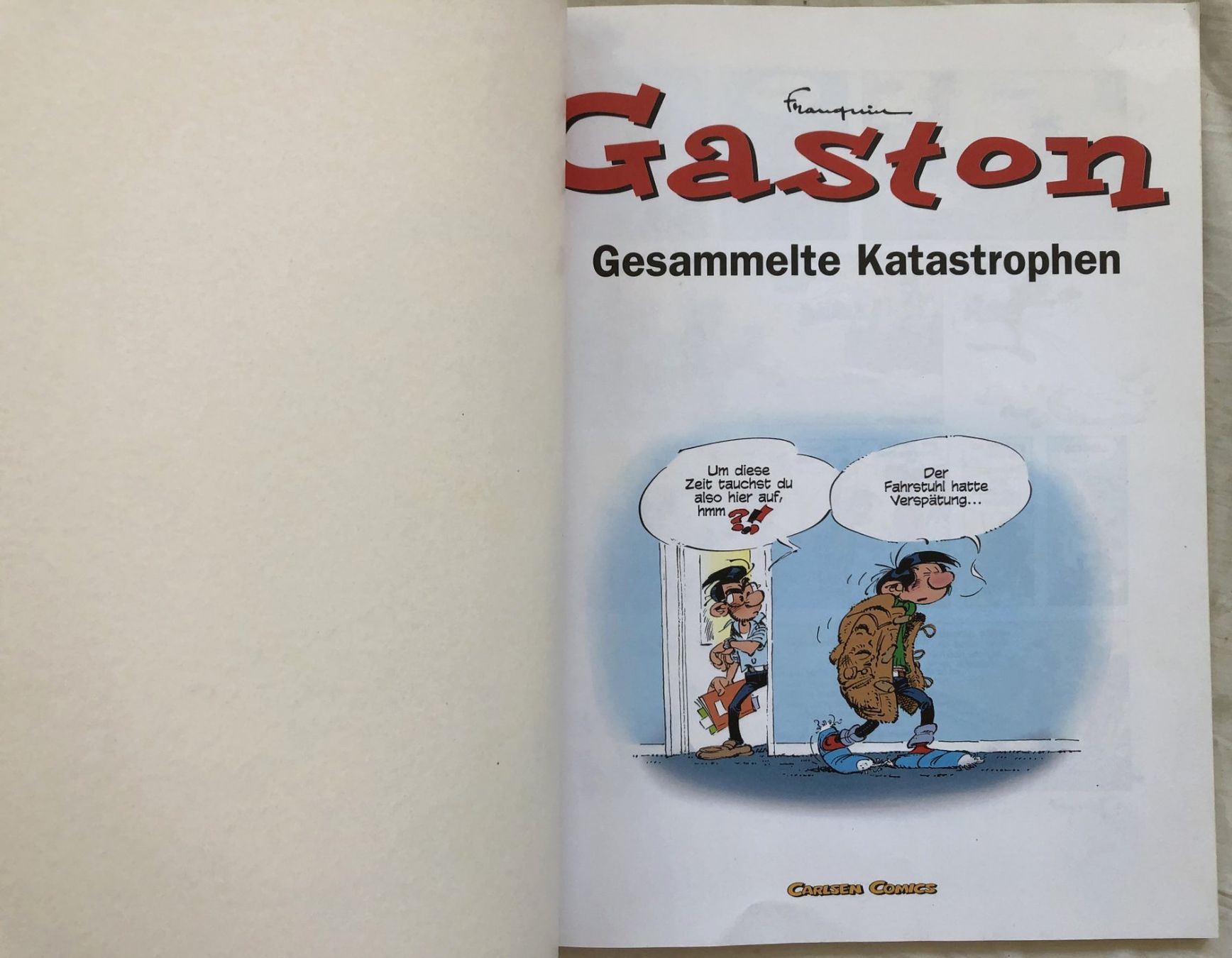 BD: GASTON - Gesammelte Katastrophen - Nr.19  - Carlsen Comics – D'occasion à Schaffhausen par durruti 1