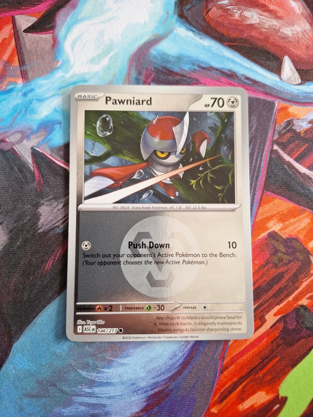 Pokémon Carte collezionabili: Pawniard - Reverse Holo Energy - Pokemon Ascended Heroes – Usato da Altstätten SG venduto da GGsGameshop