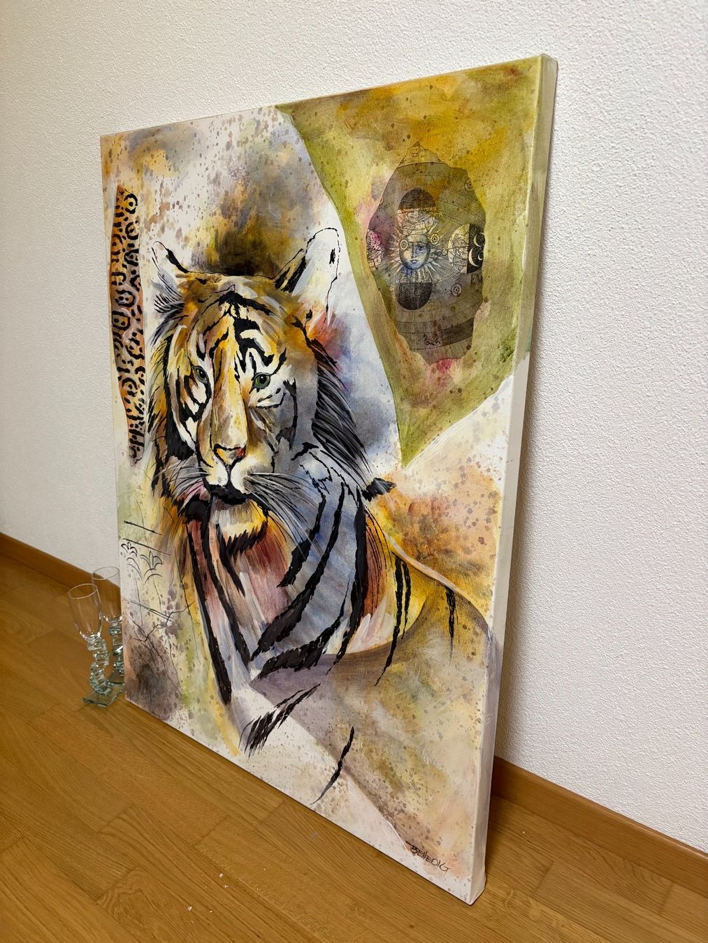 Gemälde: 76.5x102/ handgemaltes Acryl Gemälde – Gebraucht aus Ottenbach von TimelessEmotions. 2