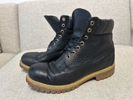 Timberland Stiefel Leder schwarz Gr 43