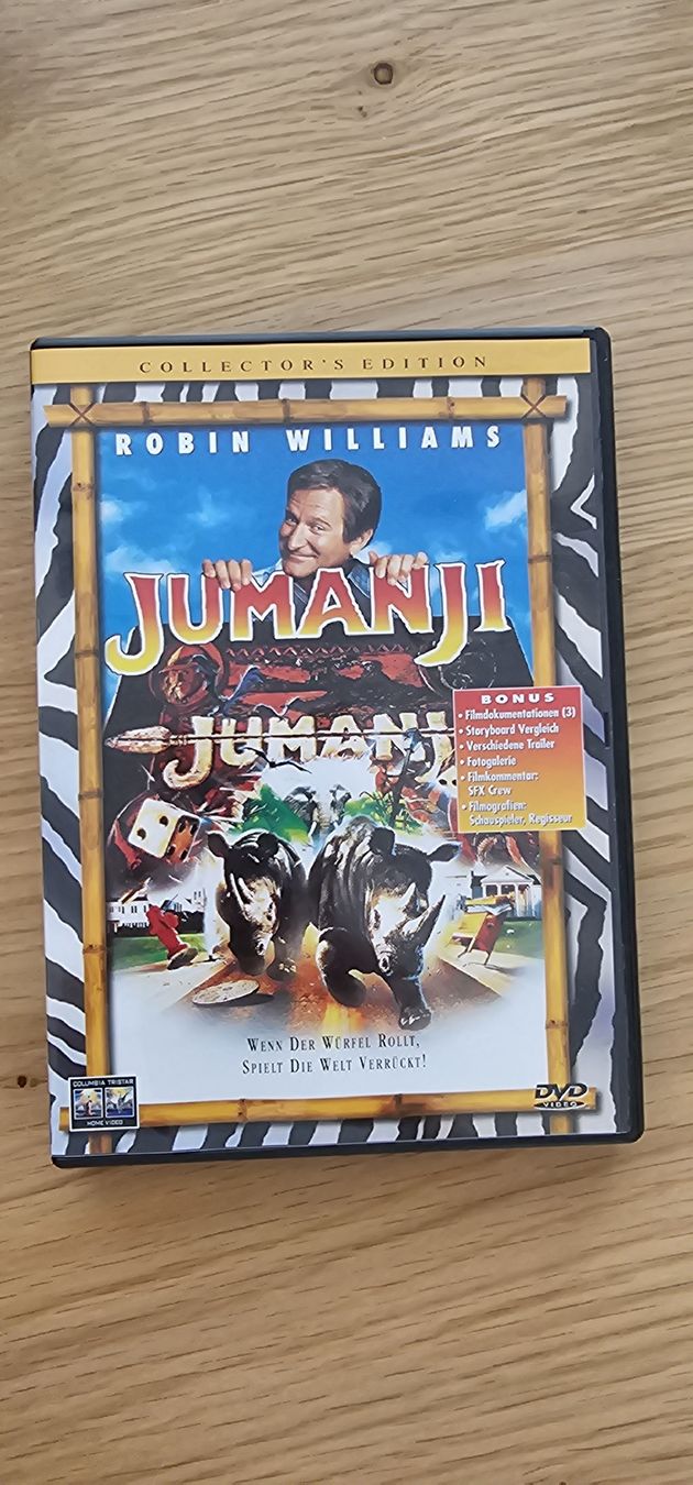Alle DVDs: JUMANJI  DVD Robin Williams – Gebraucht aus Buchs ZH von foli01