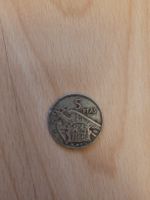5 Pesetas Münze Spanien, Jahrgang 1957, Francisco Franco