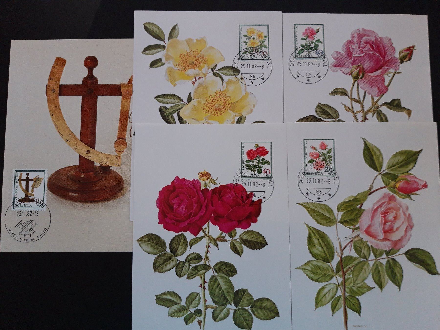 Tutti i francobolli: Kleines Lot Briefmarken Rosen + MK – Usato da Wattenwil venduto da paku48 1