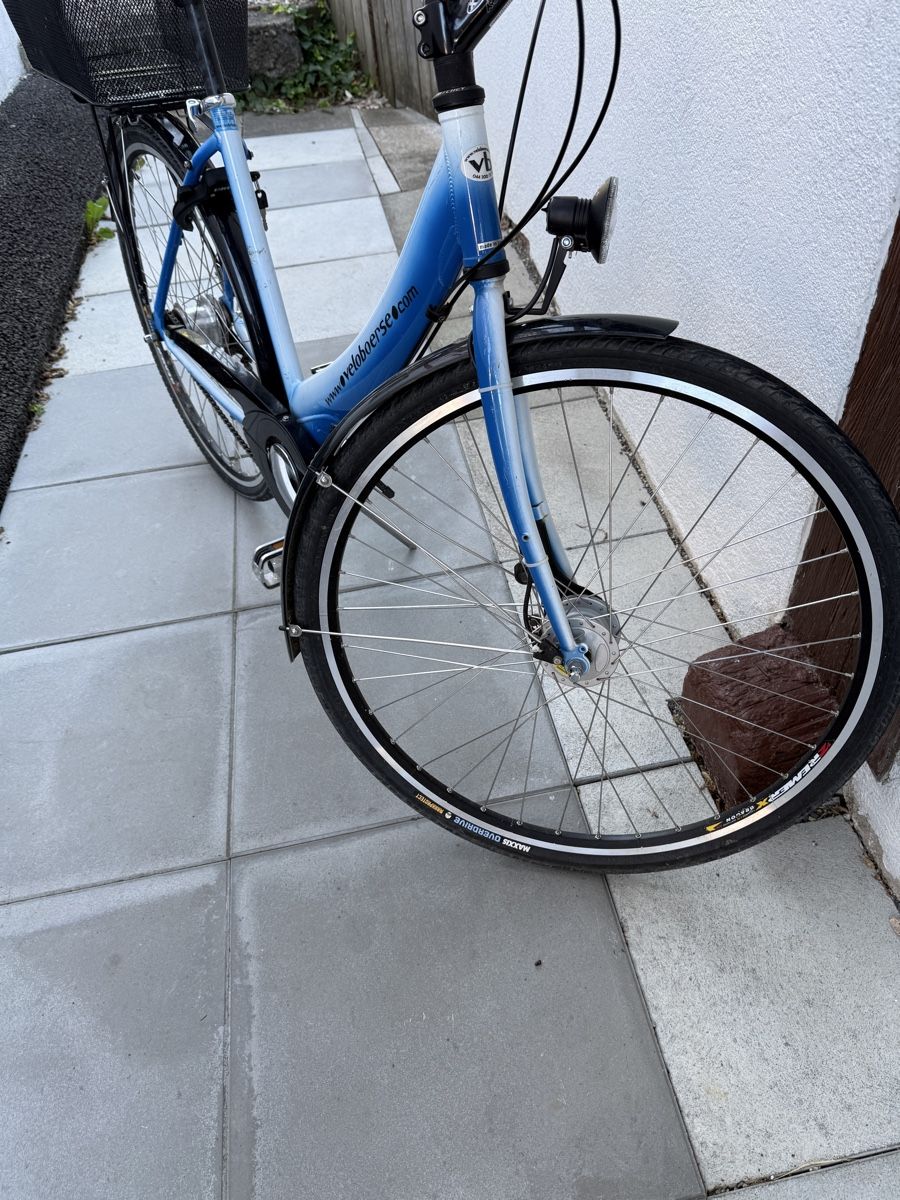 Velos: Zürivelo blau-weiss mit Korb – Gebraucht aus Dielsdorf von bambus1 5