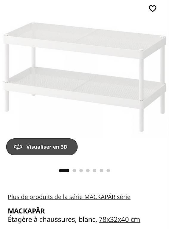 Étagères: Étagère à chaussures – D'occasion à Mont-sur-Lausanne par mal_6bc8 2
