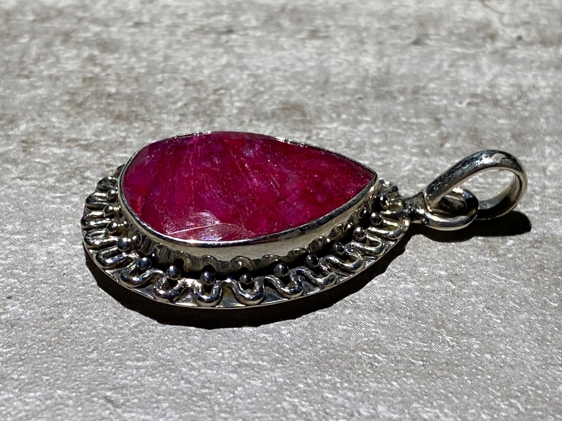 Ciondoli: Rubin Silber 925 Anhänger orientalisch – Nuovo e nell'imballaggio originale da Laax venduto da Kiki_Kingdom3 7
