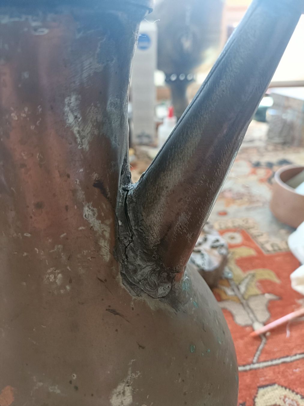Caraffe: Antiker Kupfer Krug – Usato da Schaffhausen venduto da kab_9pzn 3