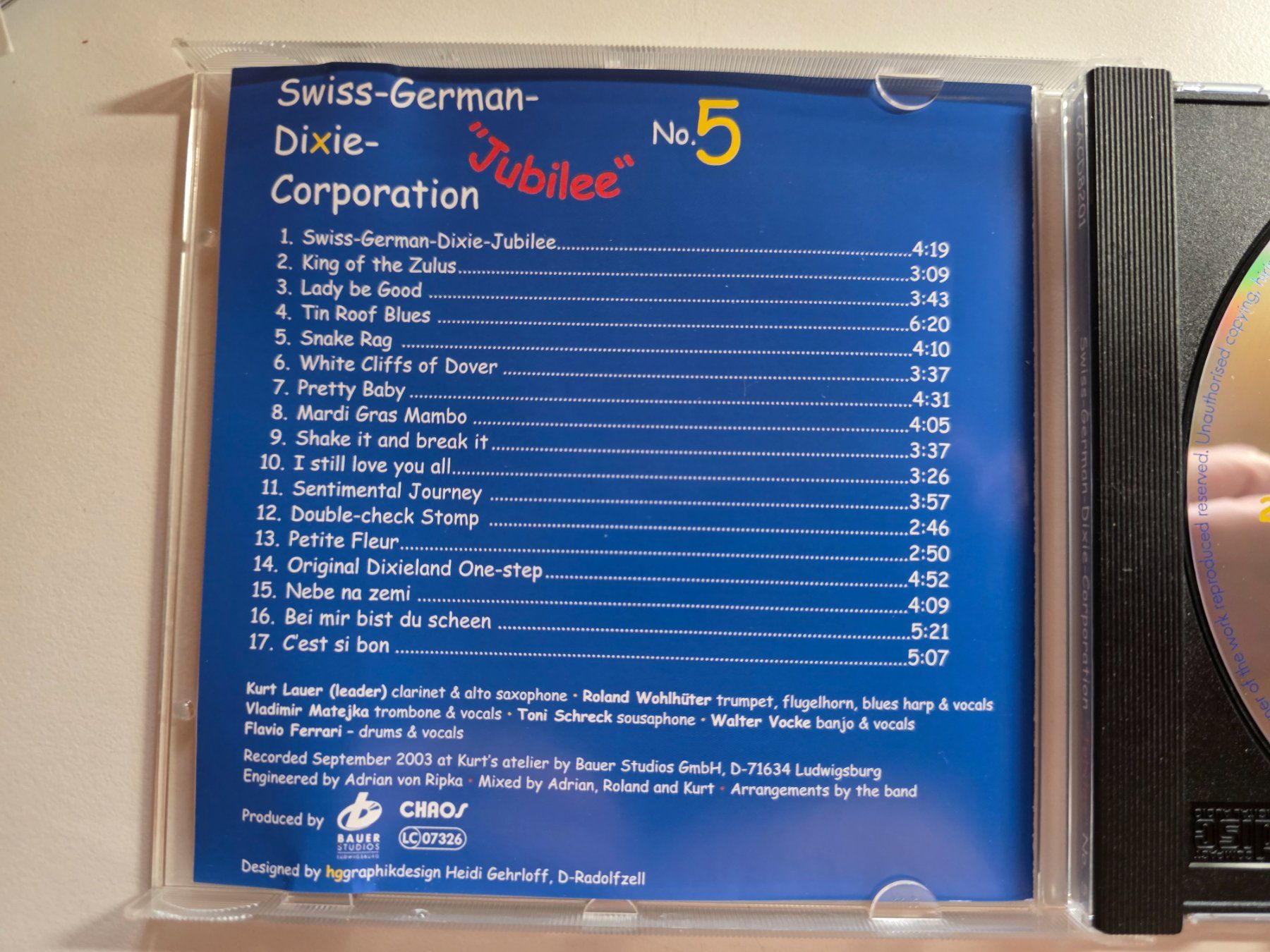 CD: Swiss German Dixie Co. - Freunde -25 Jahre – Usato da Walterswil BE venduto da Lonitti 3