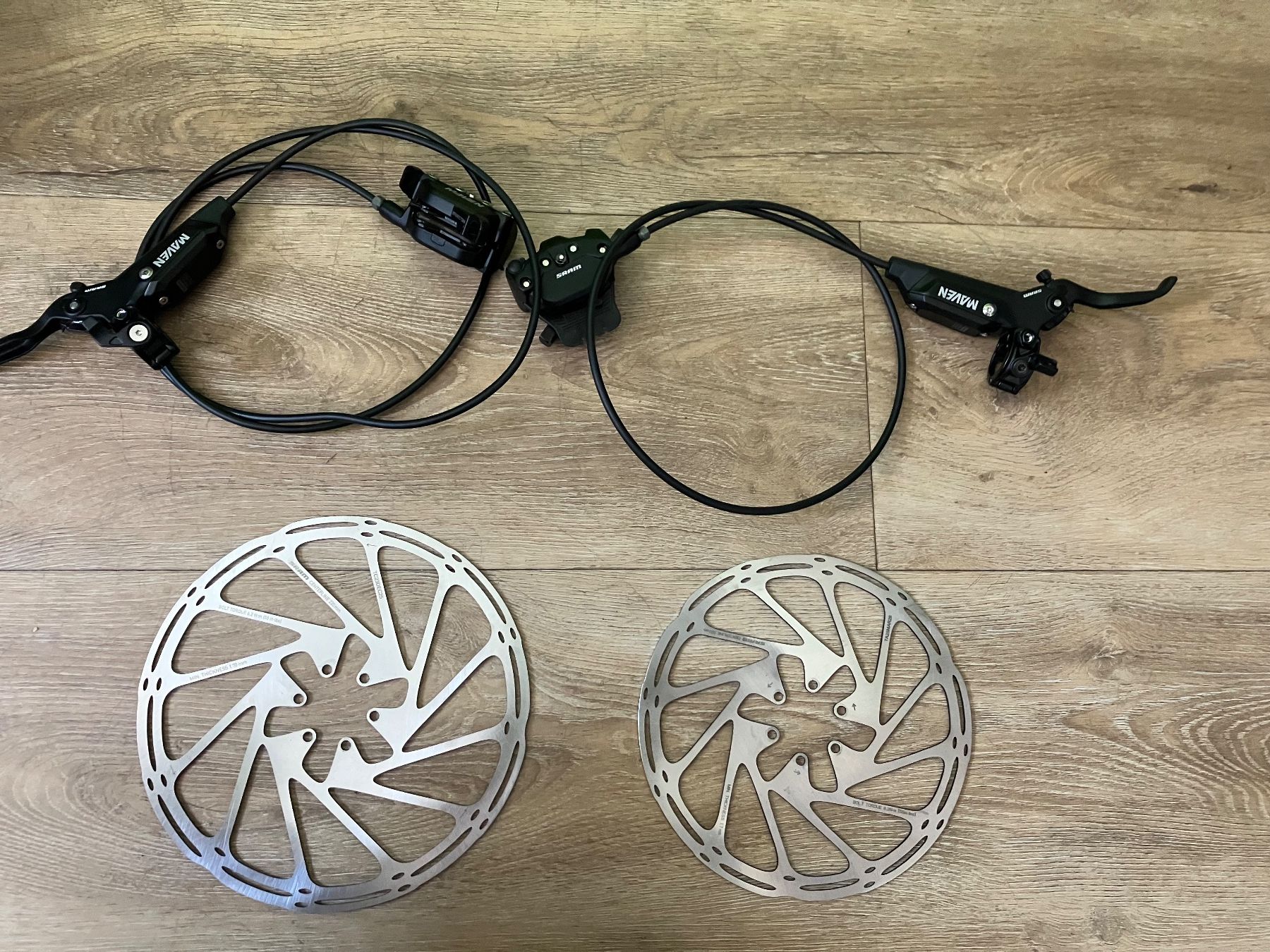 Sram Ersatzteile: SRAM MAVEN Bremsen Set mit Scheiben neu – Neu (gemäss Beschreibung) aus mosen von Danu4