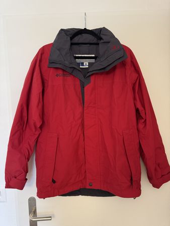Columbia Wanderjacke Omni-Tech, Herren Grösse S, Rot