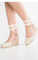Castaner espadrille Wedges Schuhe in ivory