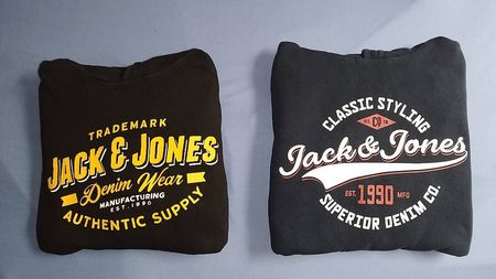 Lot 2 Sweat à Capuche / Hoodie Homme Jack & Jones - Taille M
