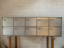 Sehr schöne Briefkasten 10-er Anlage Ernst Schweizer