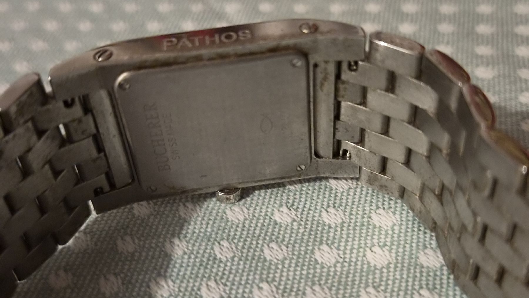 Orologi: Buccheerer Damenuhr Pathos mit Datum Stahl Brillanten – Usato da Kölliken venduto da Upcycling-by-Mc-TAM 2