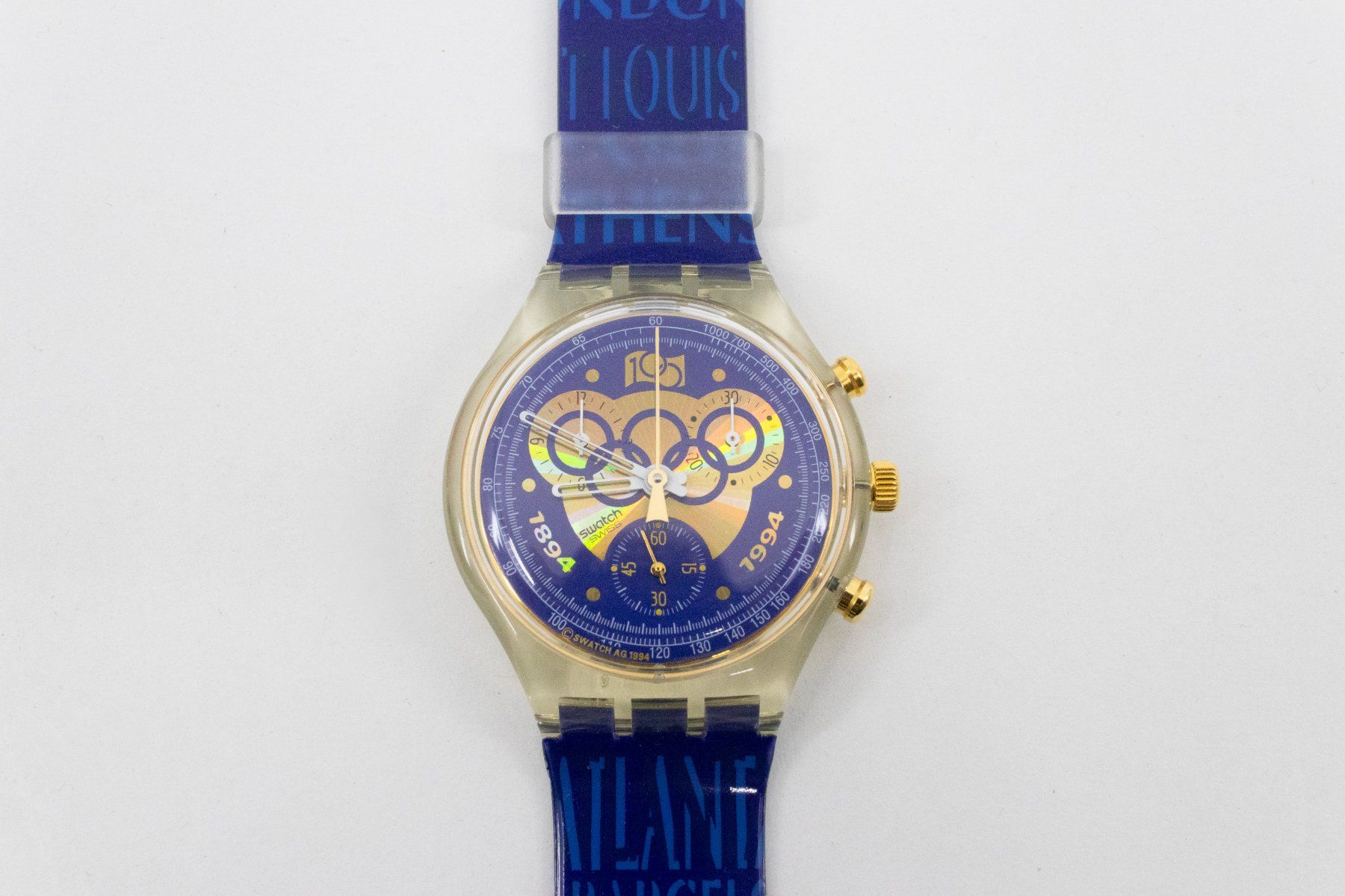Swatch Chrono / 100 years of the olympic movement / 1994 (Gebraucht) in ...