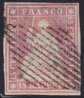 1854/62 STRUBEL Zst.Nr.24Aa