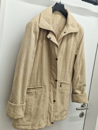 Damen Jacke Kingfield beige gesteppt Grösse 44 Zustand gut