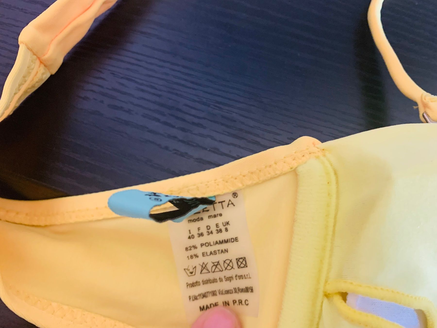 Costumi da bagno & Bikini: Gelbe Bikini Gr 38 EUR – Nuovo (secondo la descrizione) da Basel venduto da iulia_haul 1