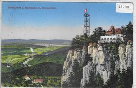 Restaurant zum Gempenturm, Gempenfluh - Litho