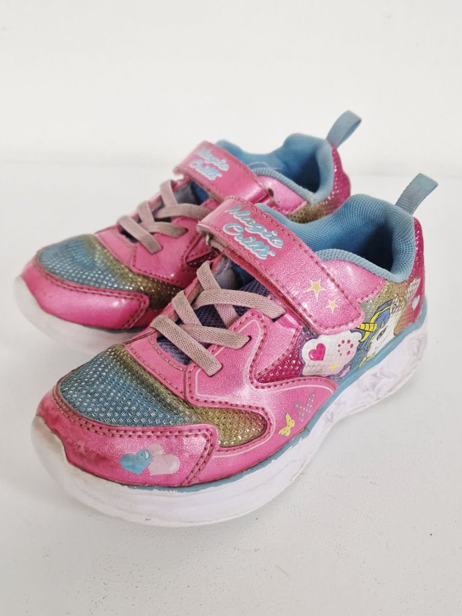 Scarpe per ragazze: Blinkende Mädchen Sneaker Einhorn Gr. 28 – Usato da Hallau venduto da CHACLA 2