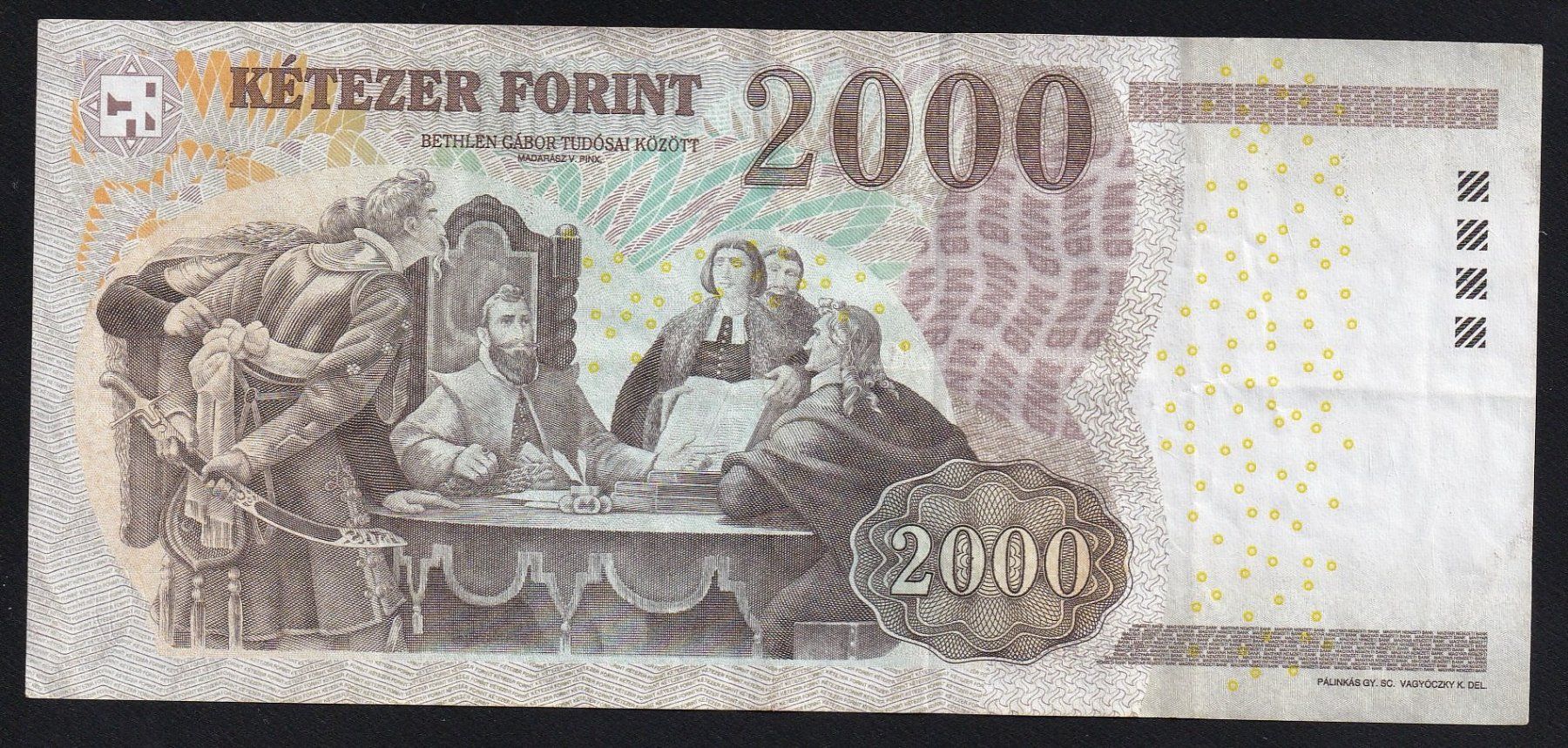 Billets de banque: Ungarn 2000 Forint 2013 – D'occasion à Brugg AG par banknoten_muesli 1