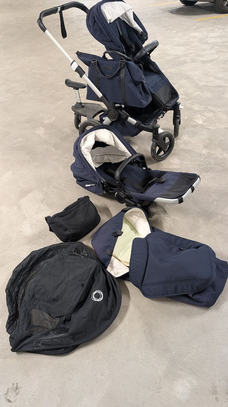 Bugaboo Carrozzine: Bugaboo donkey 5 sibling stroller  – Usato da Zürich venduto da Mwarthoe