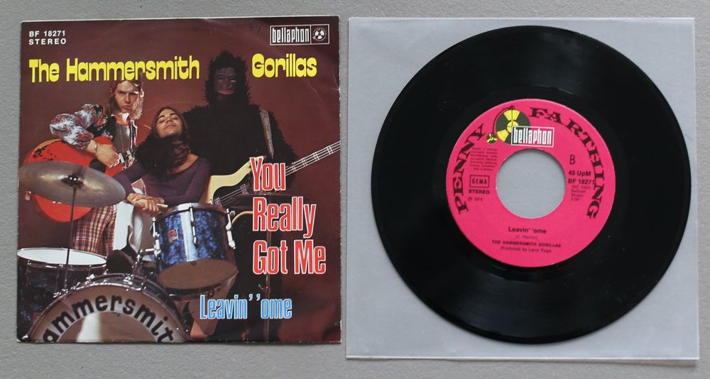 Single, Garage Rock, Hammersmith Gorillas, You really got me Kaufen