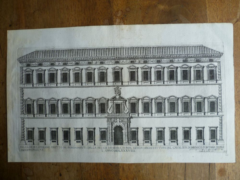 ARCHITECTURE Palazzo in laterano eretto da fondamenti Kaufen auf