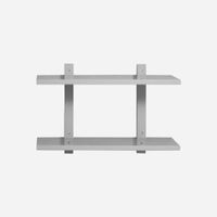 Wandregal, Ablage, Shelf, Storage, Grau, 2 Tablare [NEU]