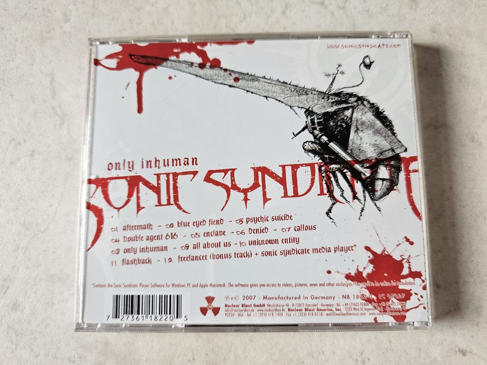 CDs: Sonic Syndicate  -  Only Inhuman – Gebraucht aus Schneisingen von backstore24 1