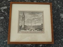 Venezianischer Stich – Piazza San Marco
