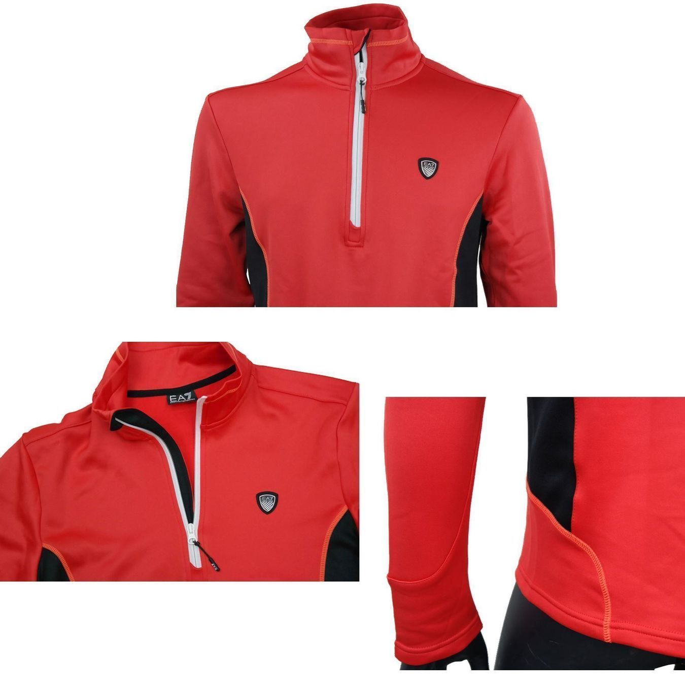 Armani Maglioni & Felpe: Emporio Armani Herren halbzip Pullover rot /Gr.M – Nuovo e nell'imballaggio originale da Wohlenschwil venduto da EddieS-Outlet 8