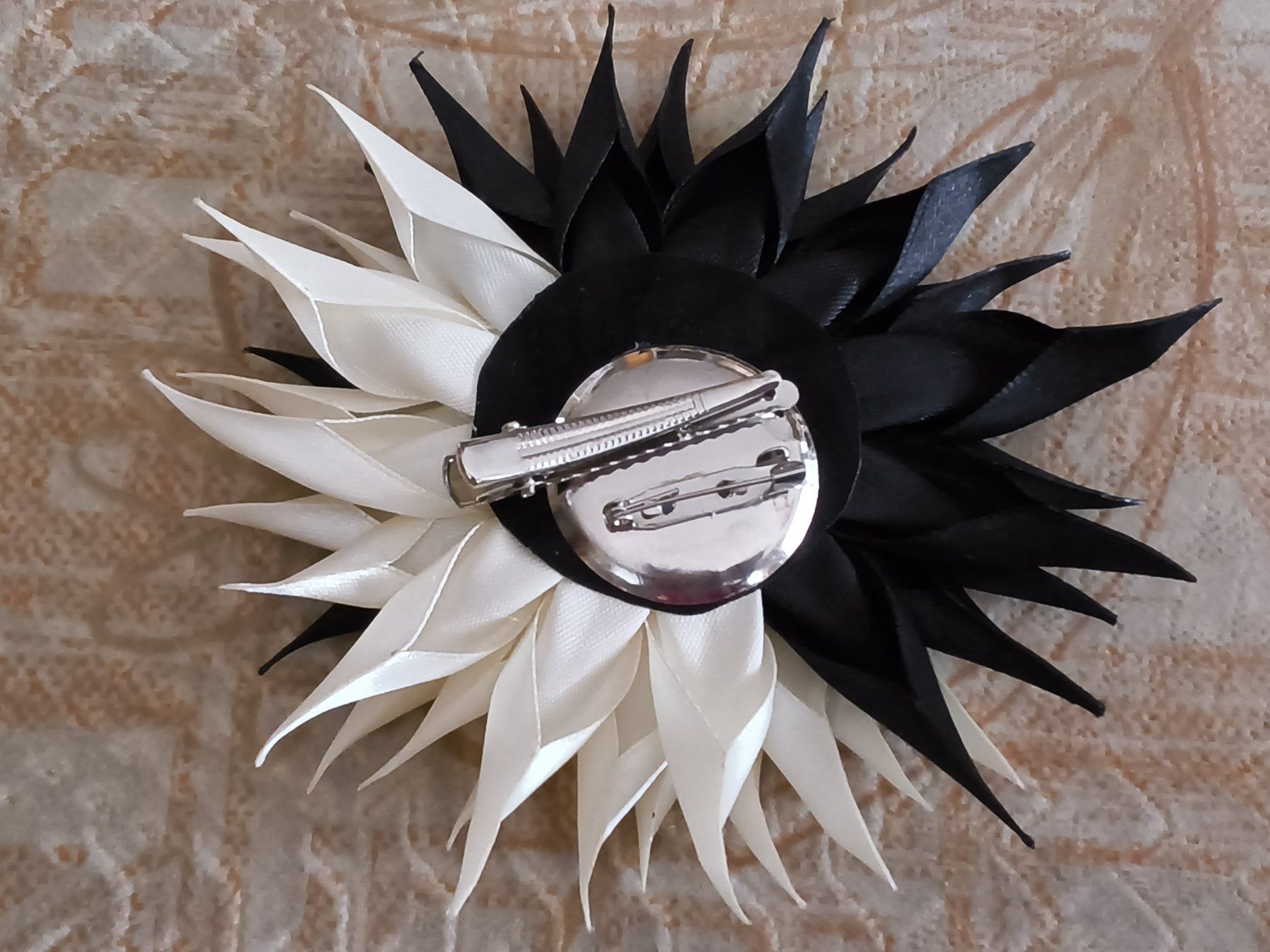 Spille & Fermagli: Wunderschöne Kanzashi Brosche Neu – Nuovo (secondo la descrizione) da Hallau venduto da histoiremerveilleuse 2