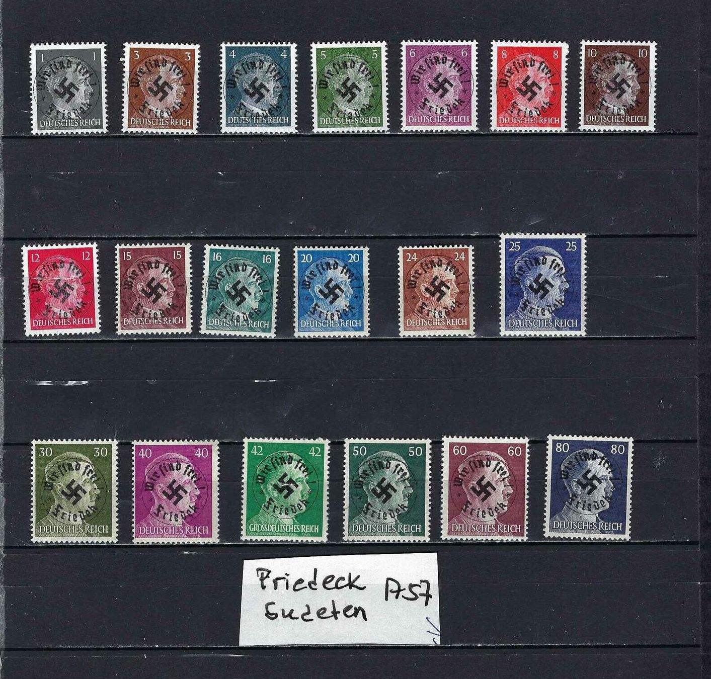 Tous les timbres: WKII Besetzung ** – Neuf avec emballage d'origine à Altstätten SG par Nandodax
